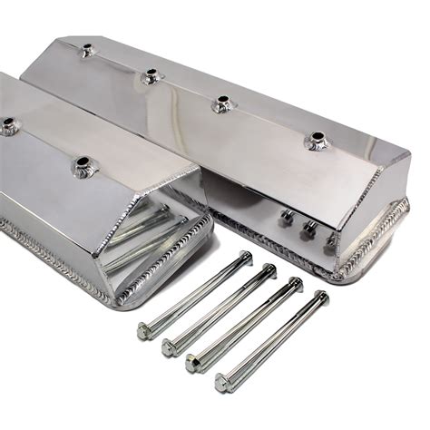 fabricated aluminum center bolt valve covers|chevrolet small block valve covers.